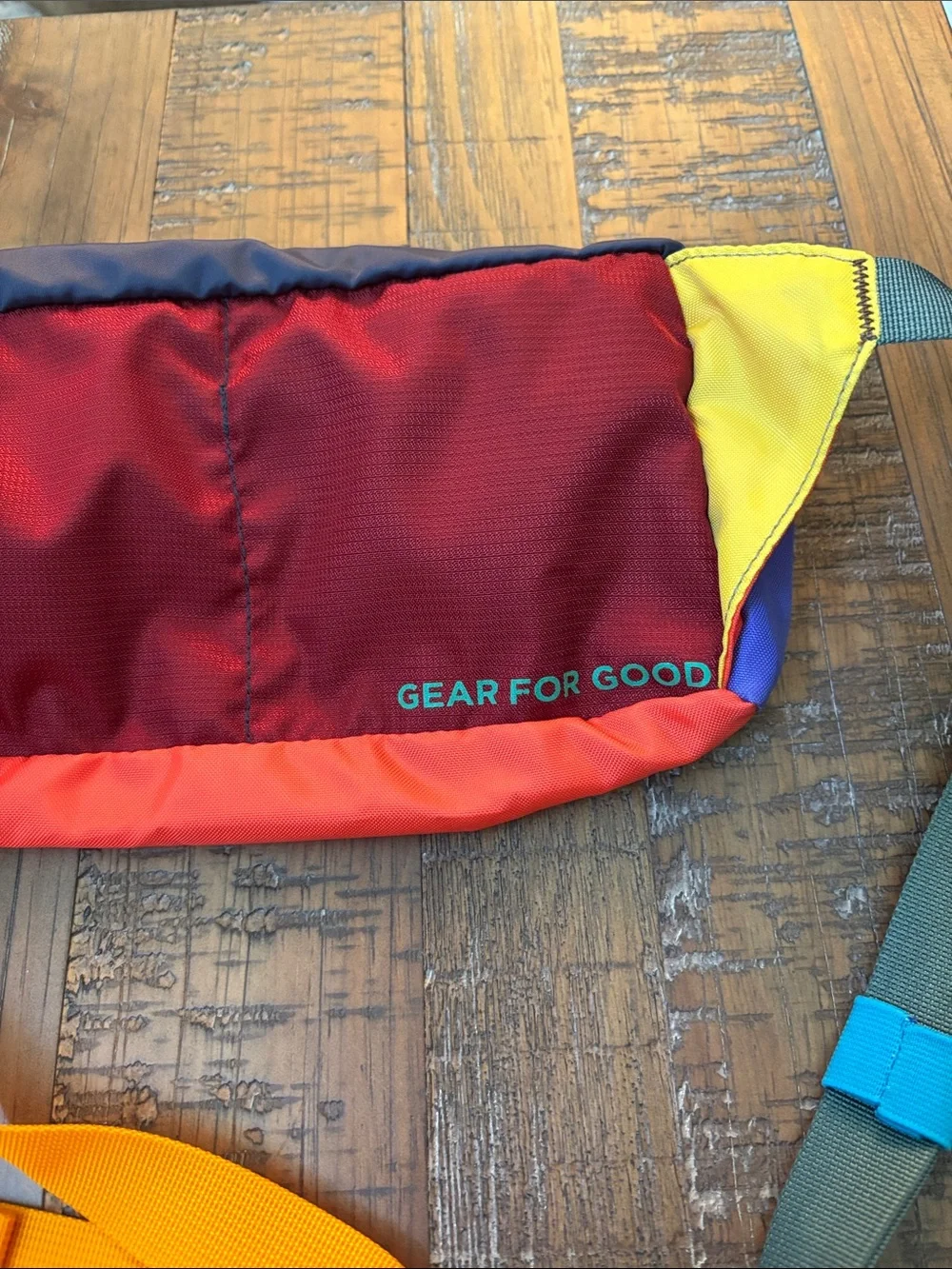 cotopaxi Waist Pack in Purple, Red & Yellow - Picture 4 of 5